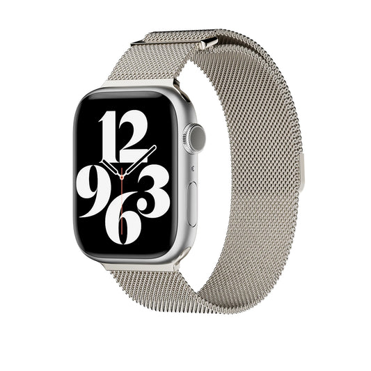 MagEasy Milanese Loop for Apple Watch 42/44/45/46/49mm Silver