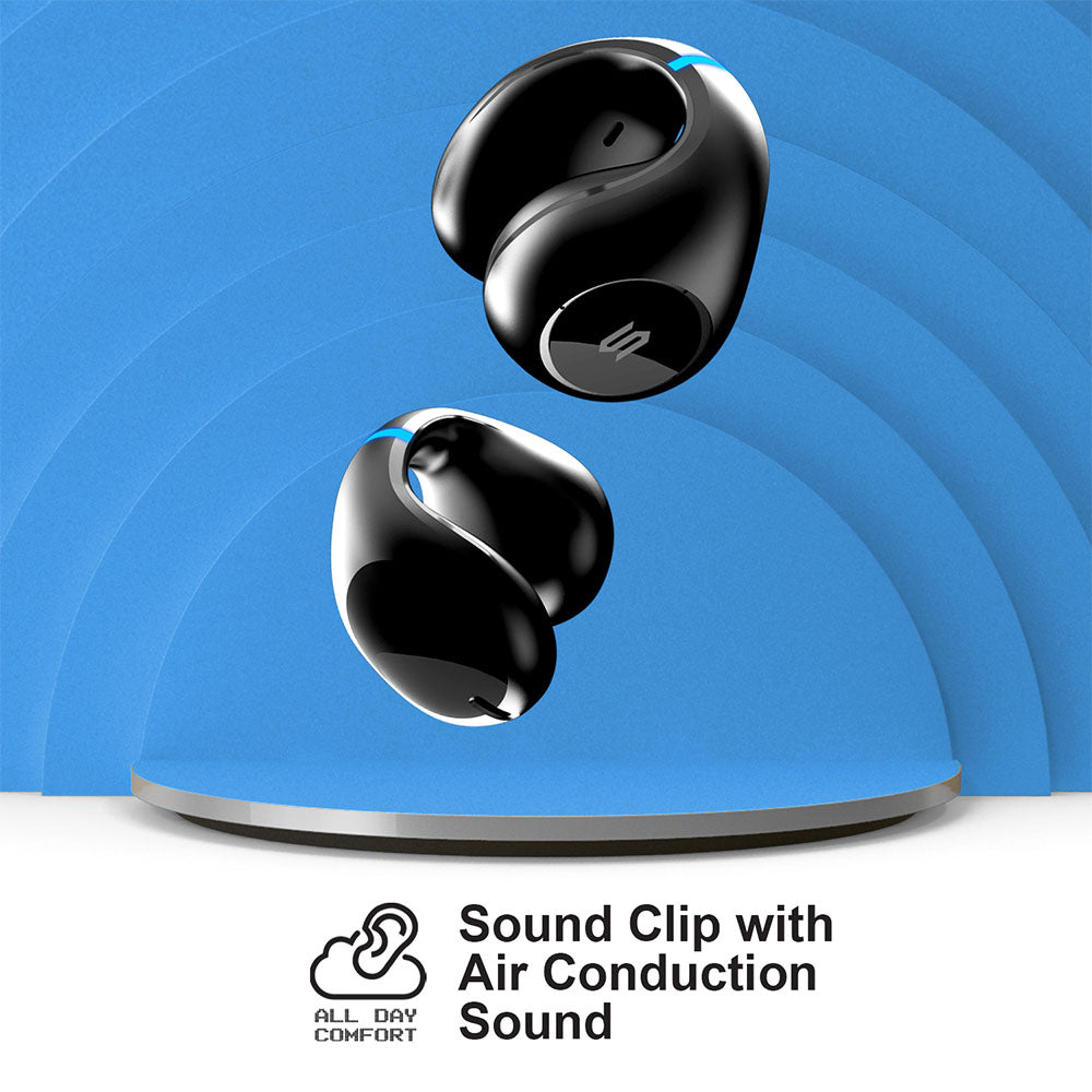 SOUL OPENEAR S-CLIP - Wireless Air Conduction Ear Sound Clips - Black
