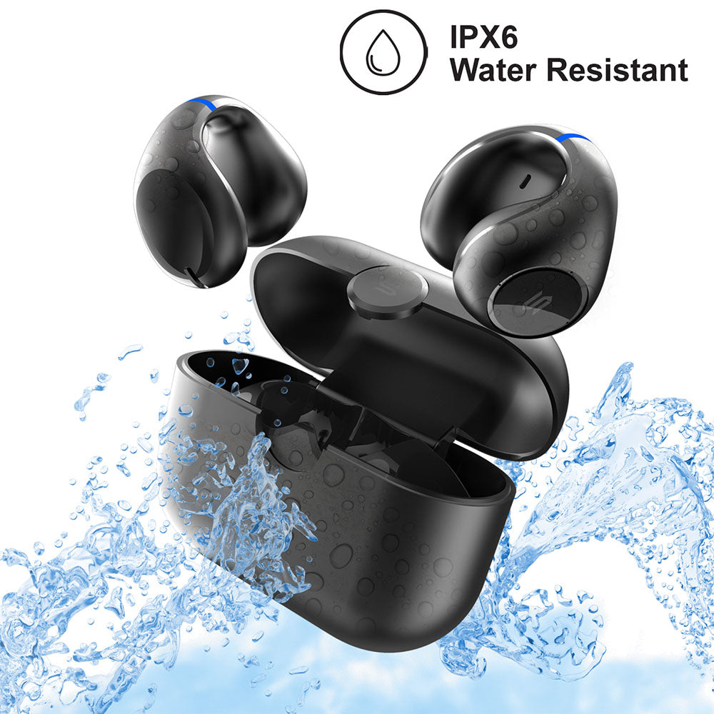 SOUL OPENEAR S-CLIP - Wireless Air Conduction Ear Sound Clips - Black