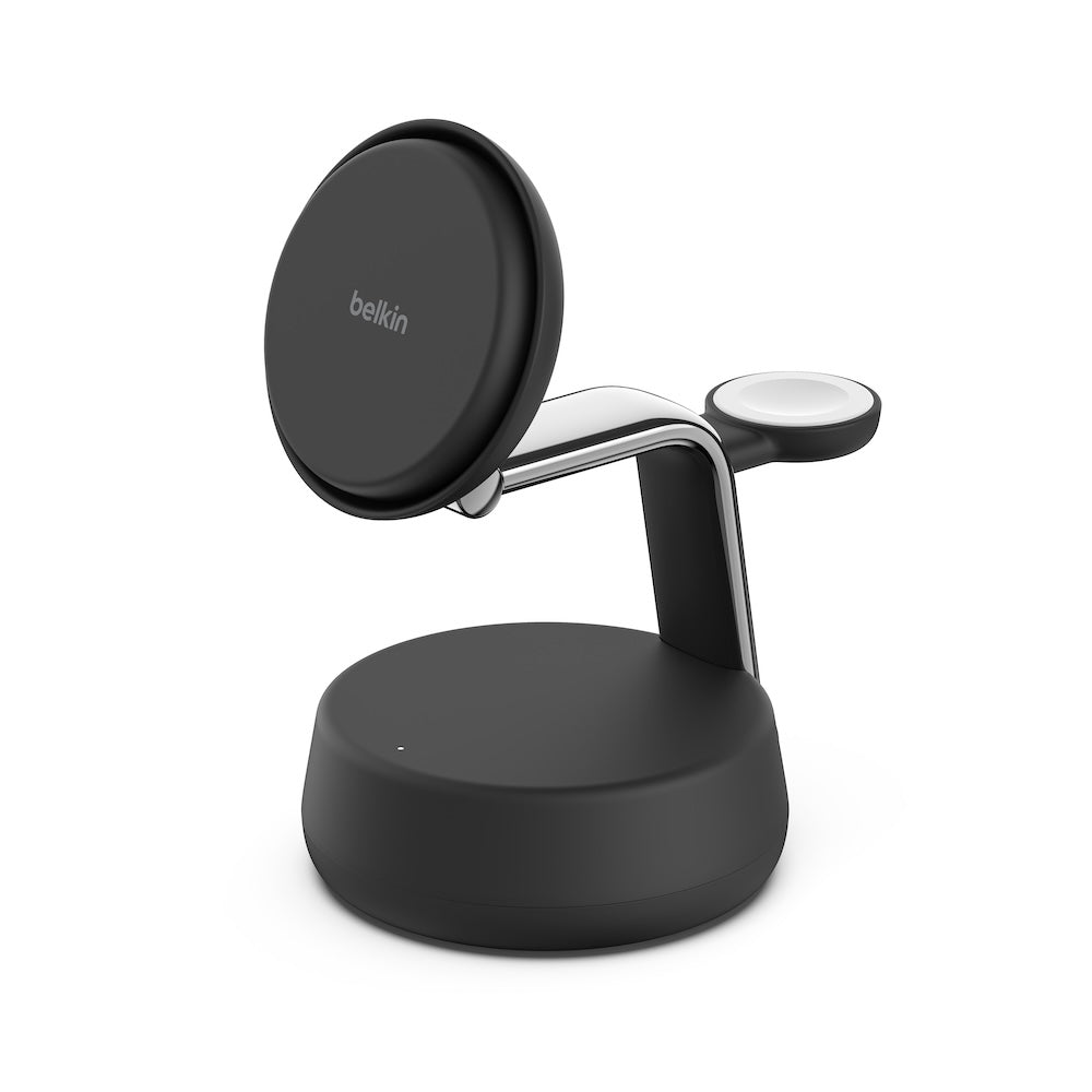 Belkin UltraCharge Pro 3-in-1 Magnetic Charging Dock with Qi2 25W - Charcoal