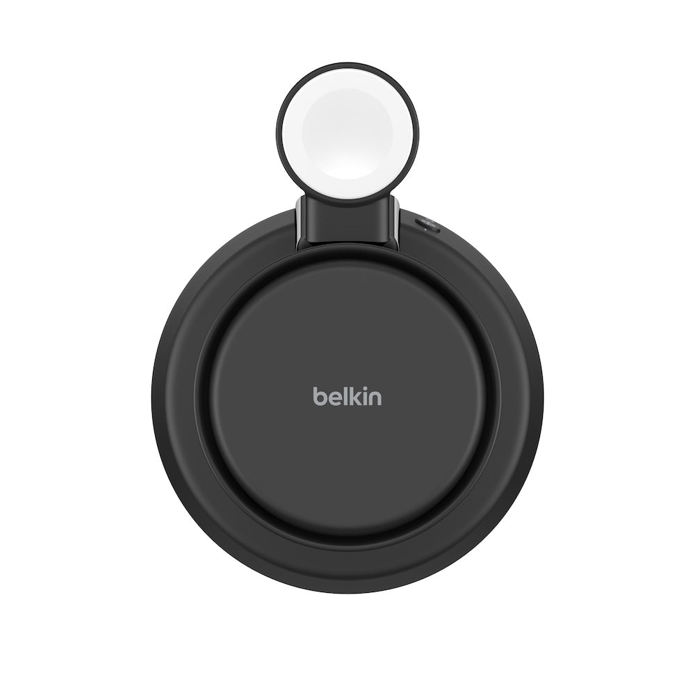 Belkin UltraCharge Pro 3-in-1 Magnetic Charging Dock with Qi2 25W - Charcoal