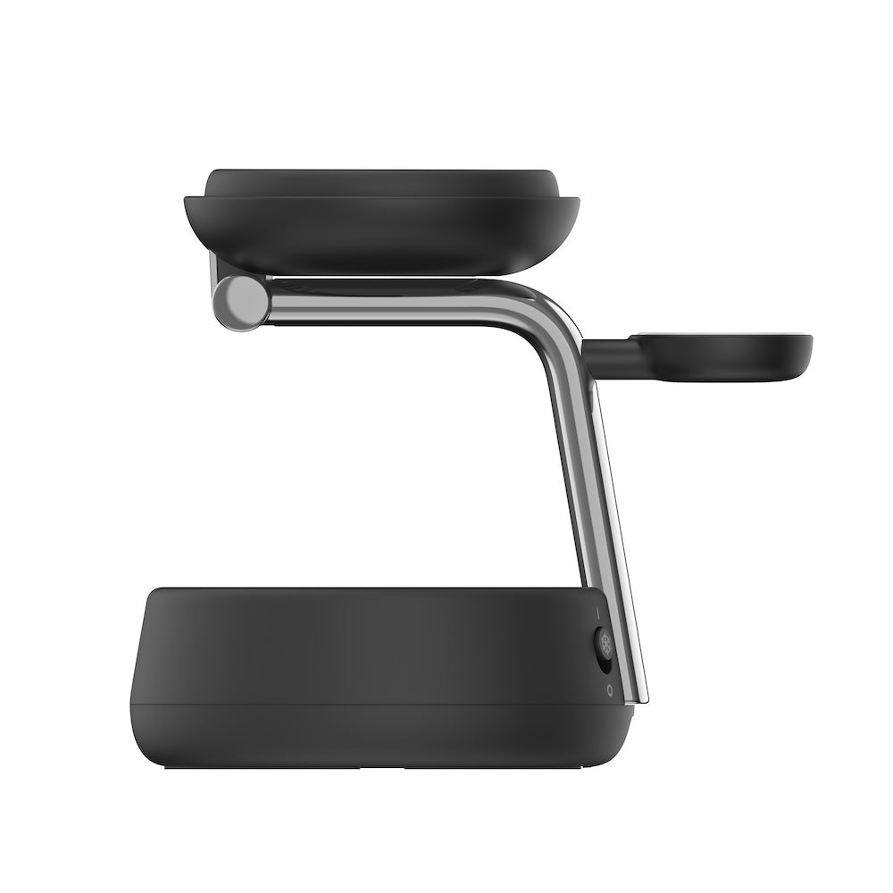 Belkin UltraCharge Pro 3-in-1 Magnetic Charging Dock with Qi2 25W - Charcoal