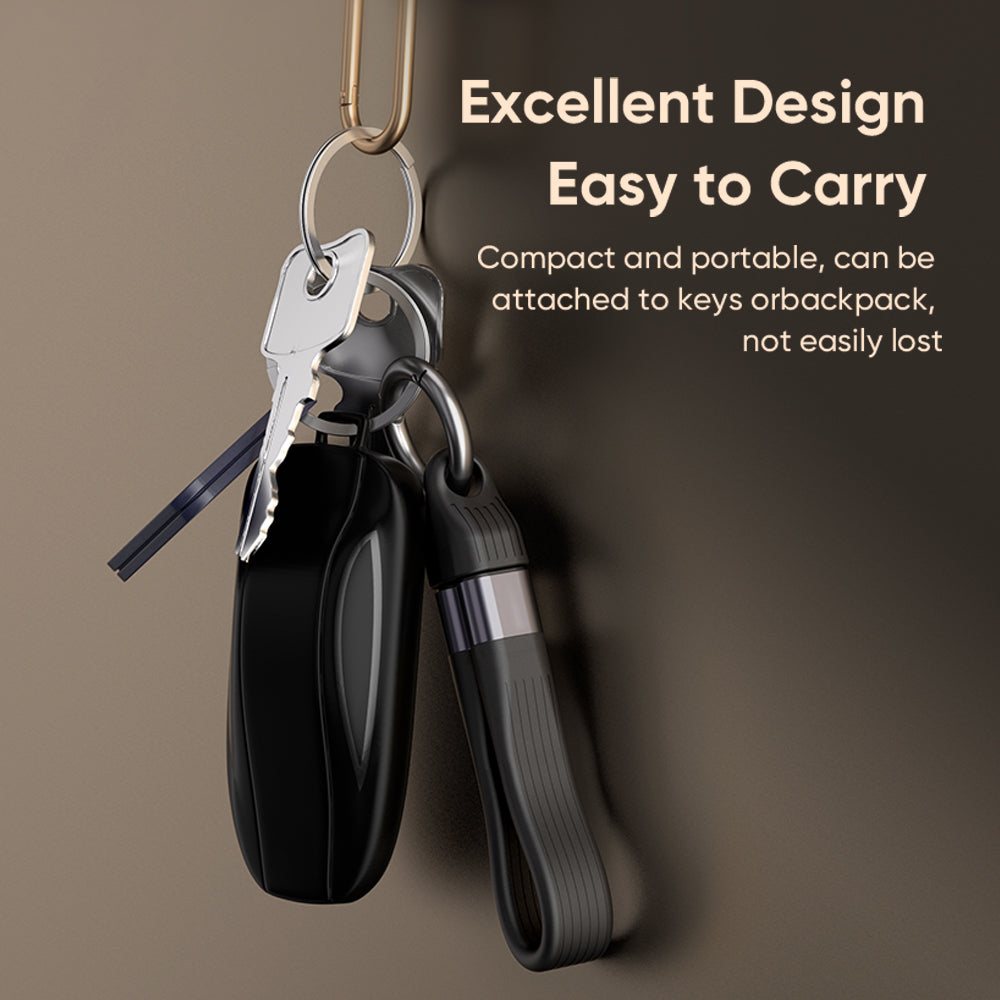Griffin PowerFlex USB-C to C 240W 40Gbps Keychain Cable 13cm