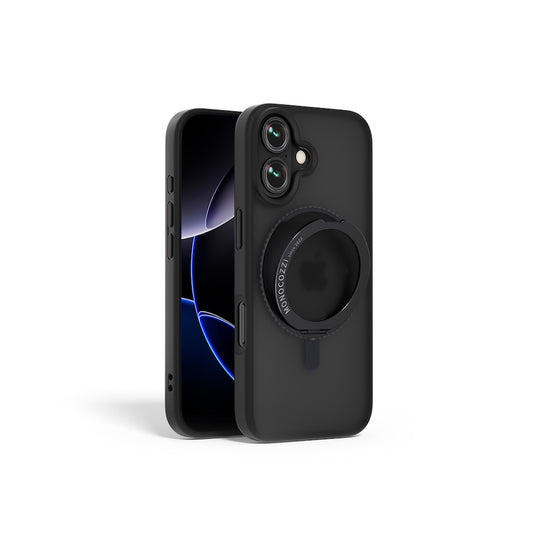 Monocozzi SAFEPROTECT Magsafe Case with Rotatable Ring for iPhone 17 - Black