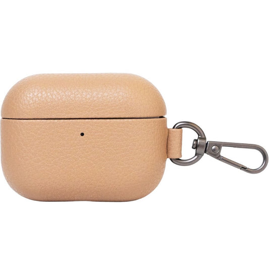 Monocozzi EXQUISITE Premium Pebble Leather Case AirPods Pro 3 Taupe