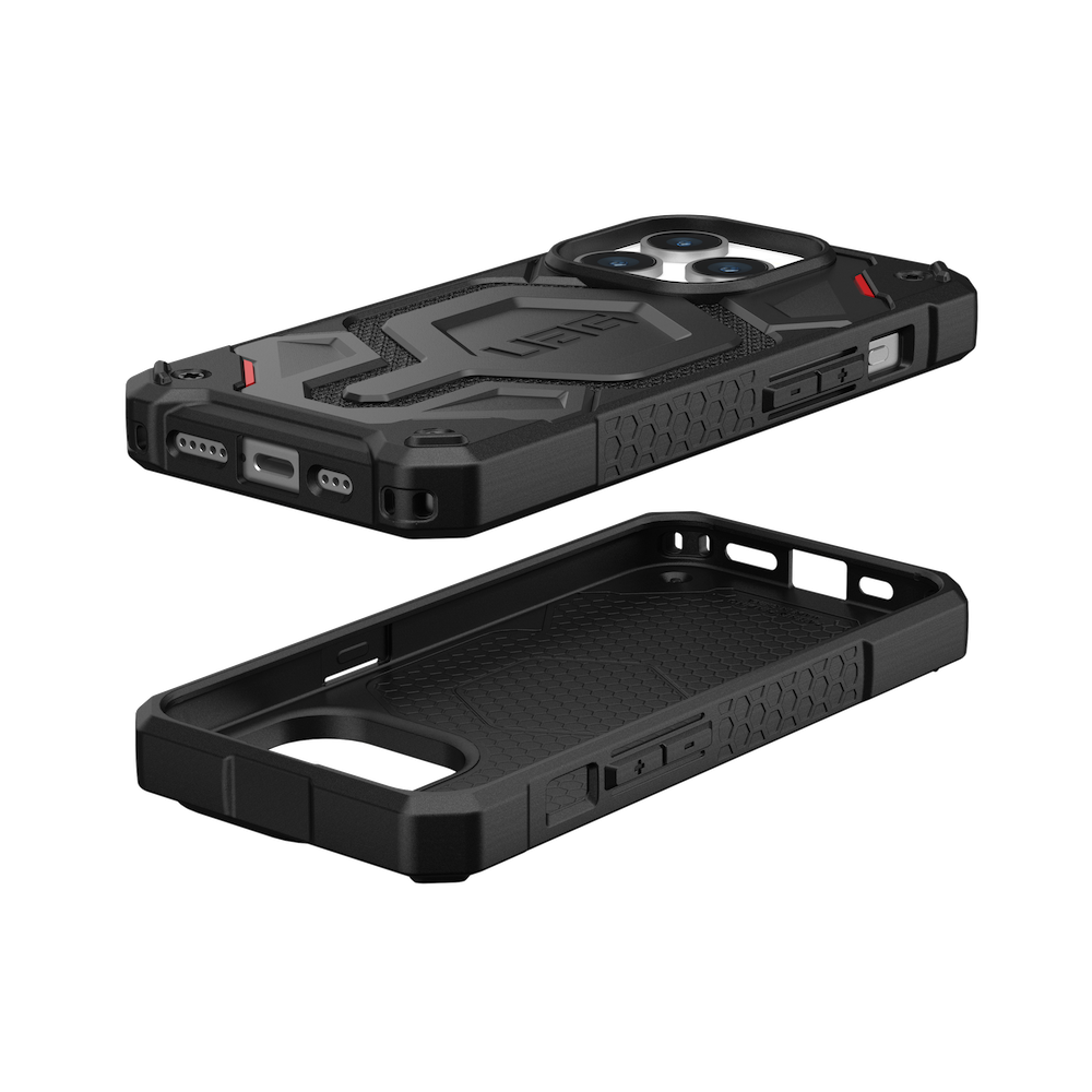 UAG Monarch Pro for Magsafe iPhone 15 Pro Case - Kevlar Black