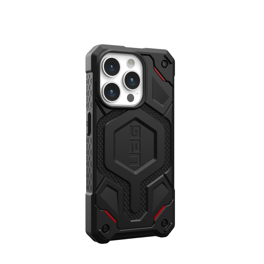 UAG Monarch Pro for Magsafe iPhone 15 Pro Case - Kevlar Black