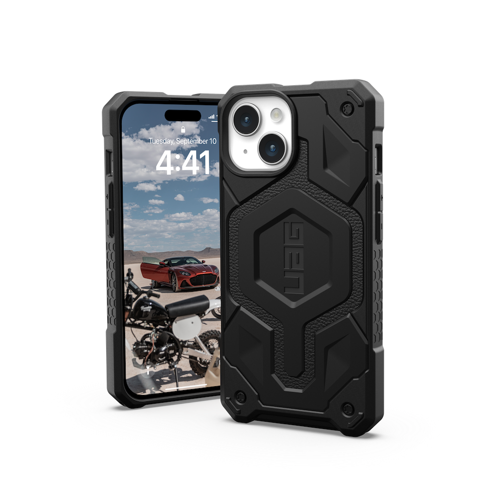 UAG Monarch Pro for Magsafe iPhone 15 Pro Case - Black