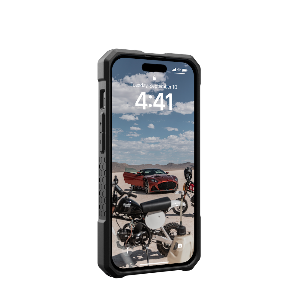 UAG Monarch Pro for Magsafe iPhone 15 Pro Case - Black