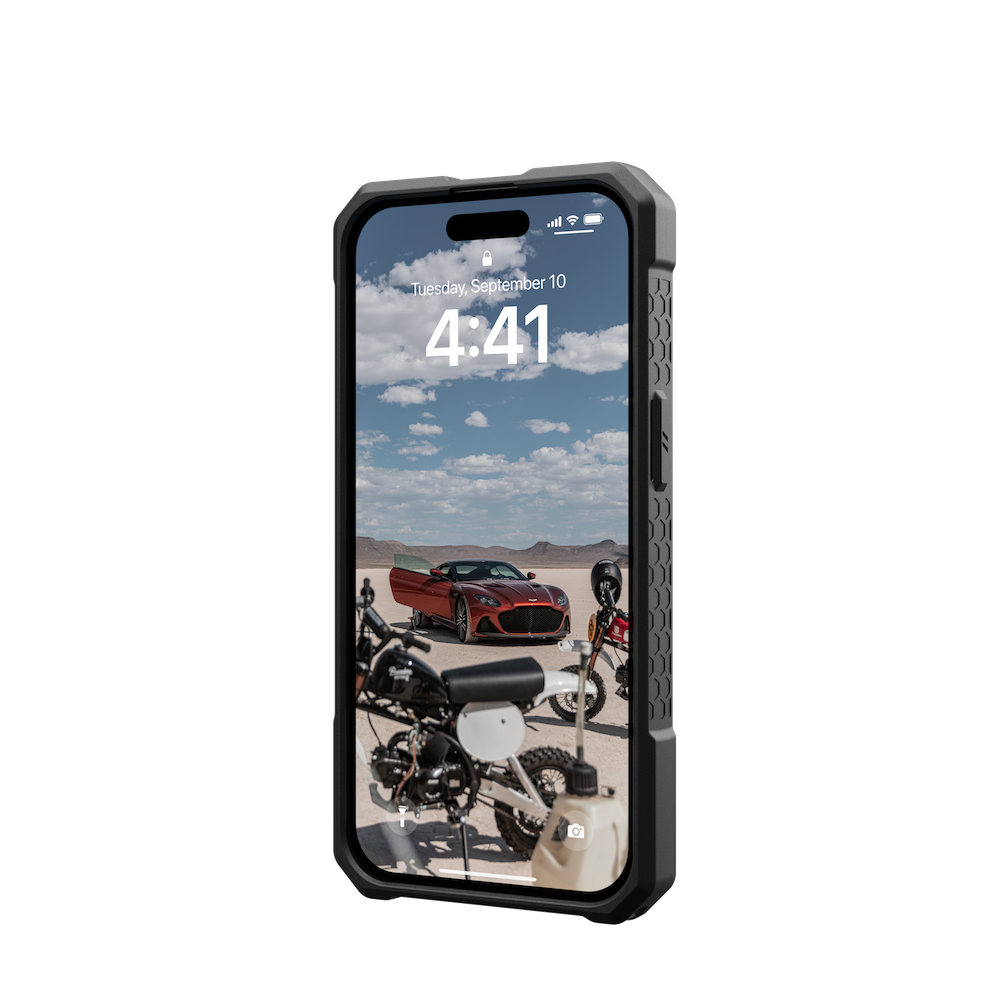 UAG Monarch Pro for Magsafe iPhone 15 Pro Case - Black