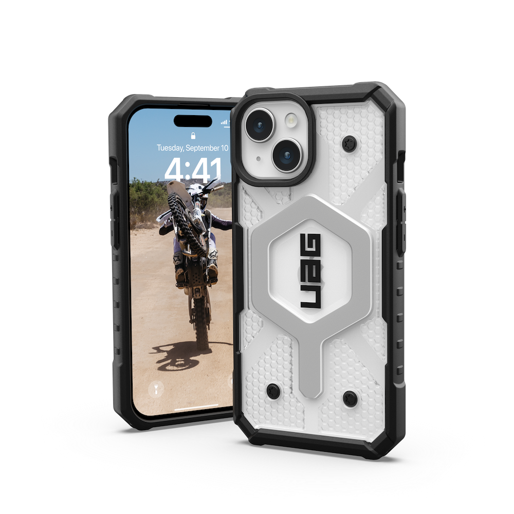 UAG Pathfinder for Magsafe iPhone 15 Case - Ice