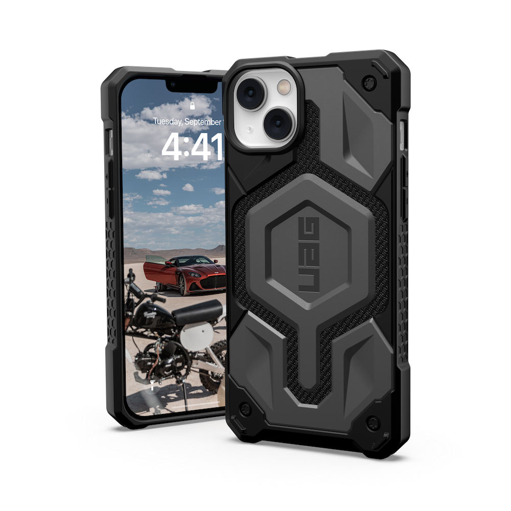 UAG Monarch Pro Magsafe for iPhone 14 Plus - Silver