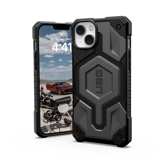 UAG Monarch Pro Magsafe for iPhone 14 Plus - Silver