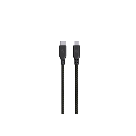 Griffin USB-C to USB-C Charge/Sync Cable 240W 1.2M PowerFlex Silicone Duo Braided-Black