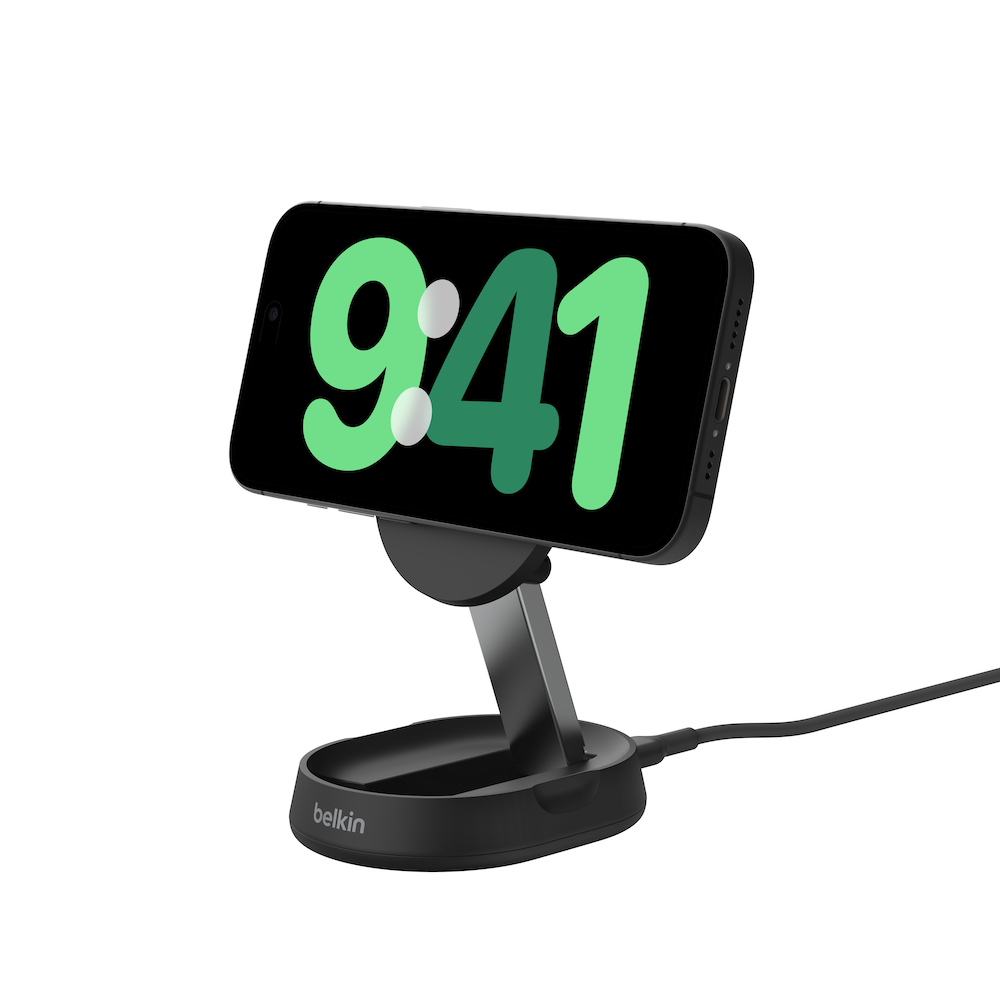 Belkin BoostCharge Pro Convertible Magnetic Charging Stand with Qi2 15W - Black