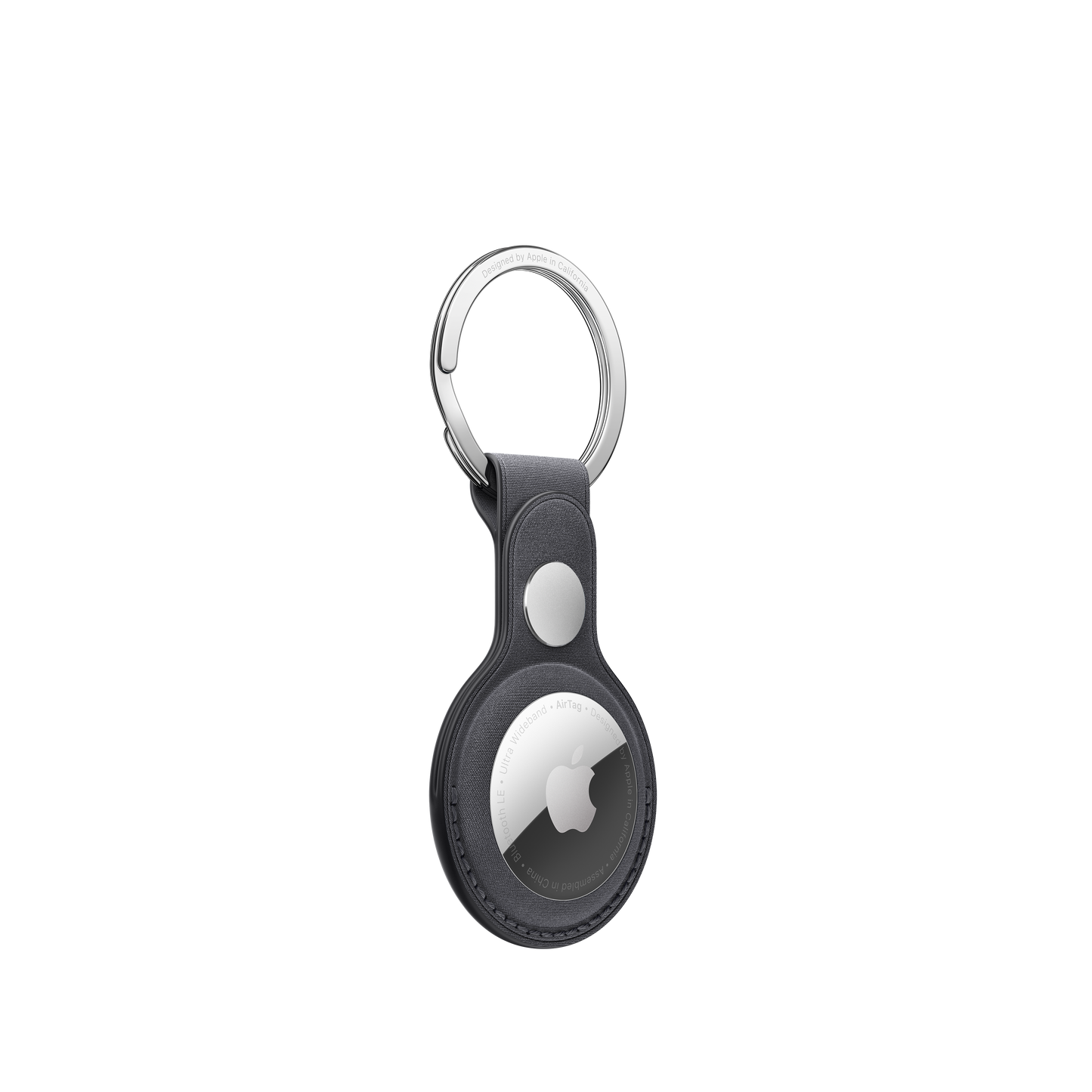 Apple AirTag FineWoven Key Ring Black