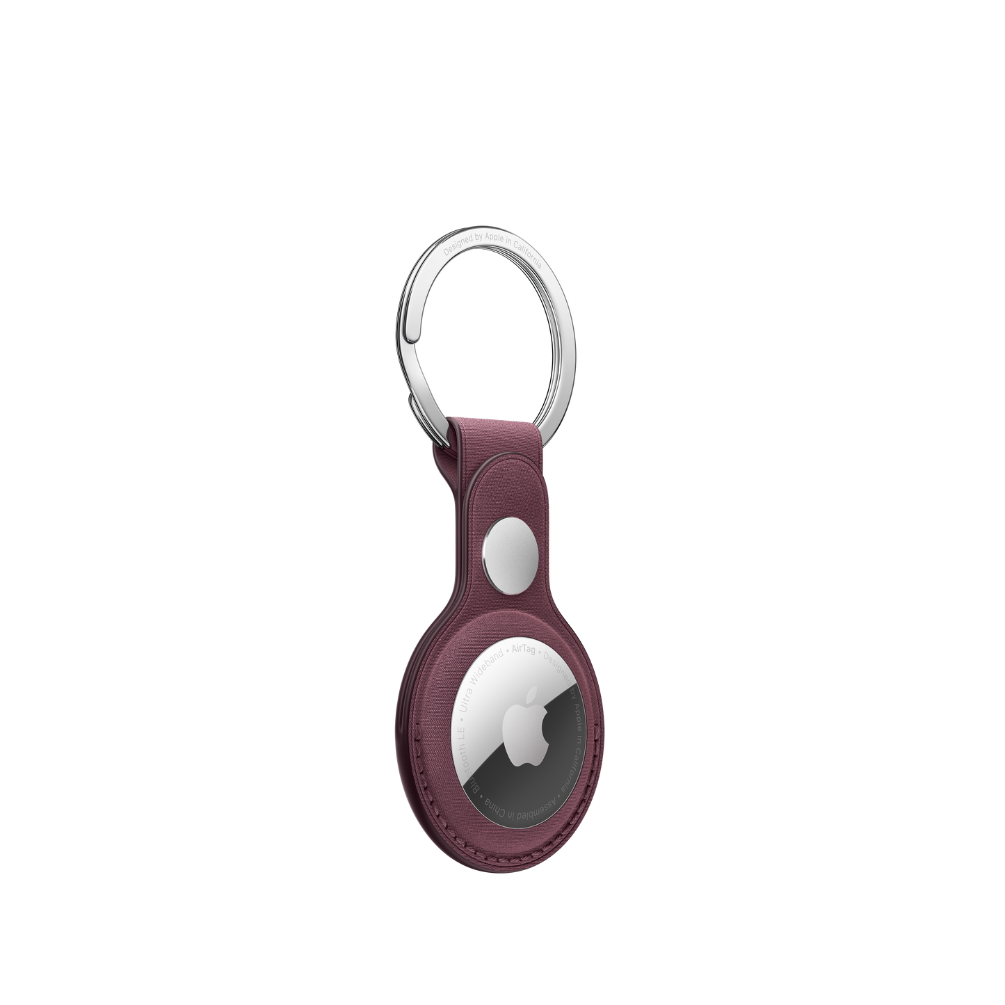 Apple AirTag FineWoven Key Ring Mulberry