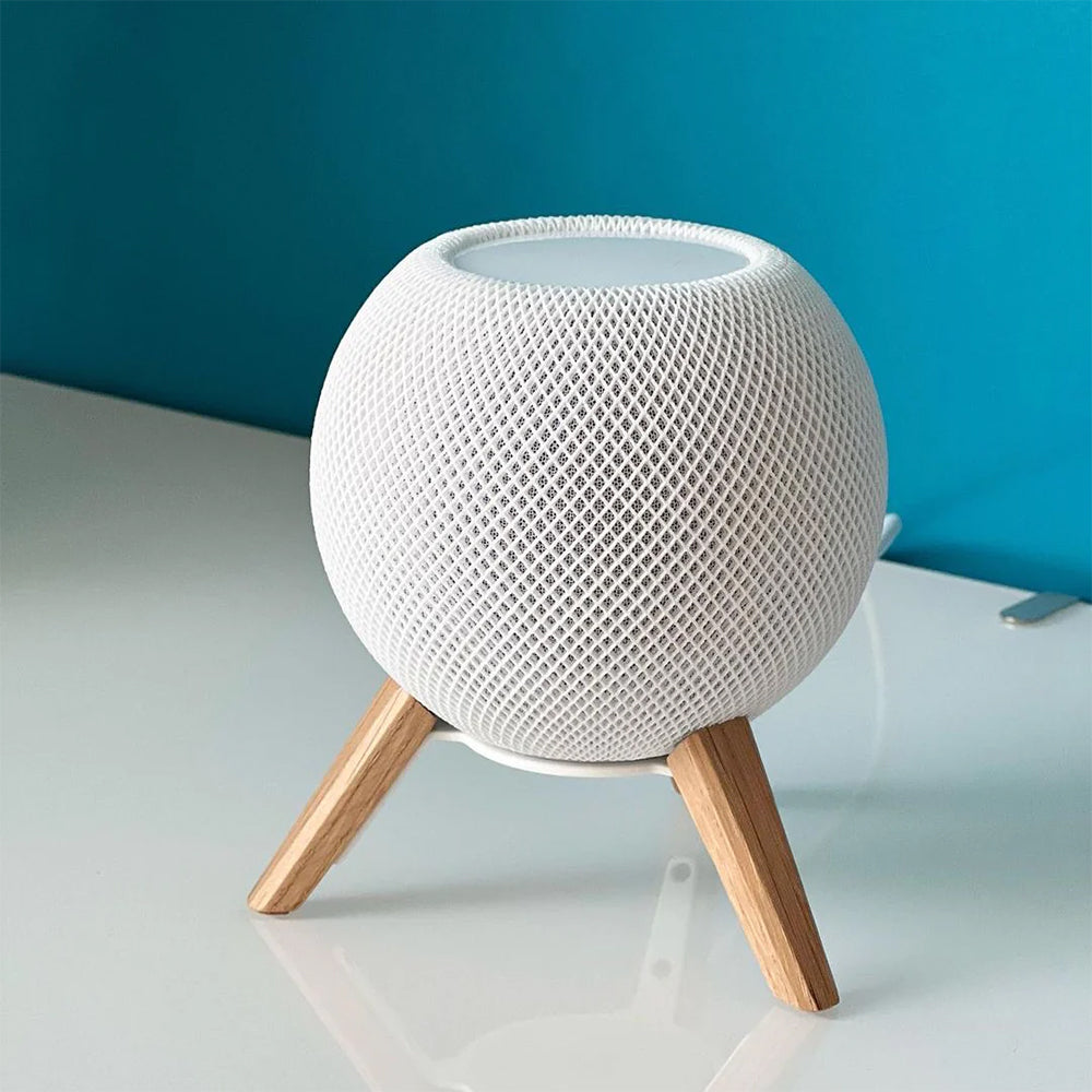 balolo HomePod Mini TriPod White Oak