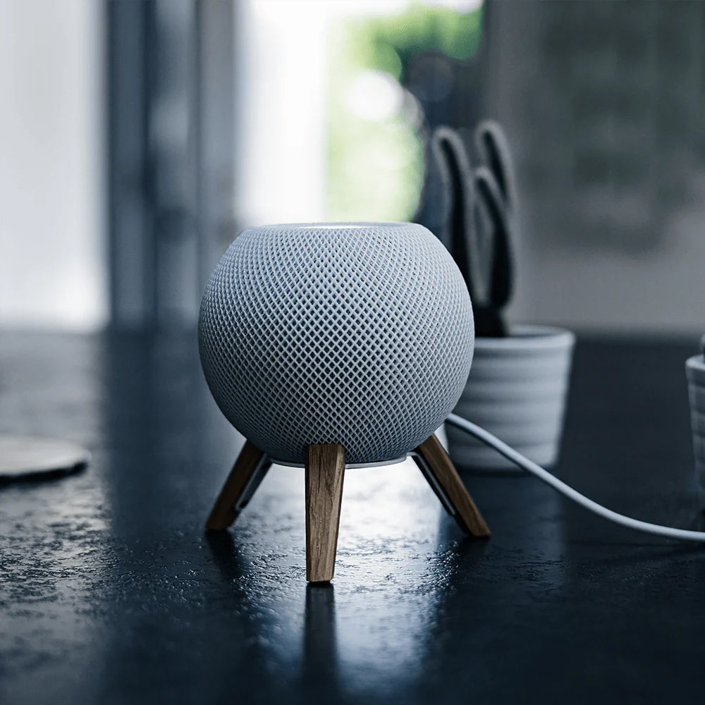 balolo HomePod Mini TriPod White Oak