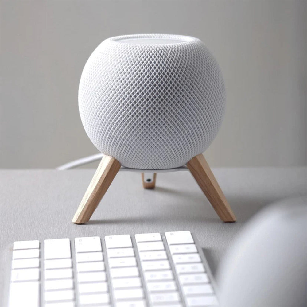 balolo HomePod Mini TriPod White Oak