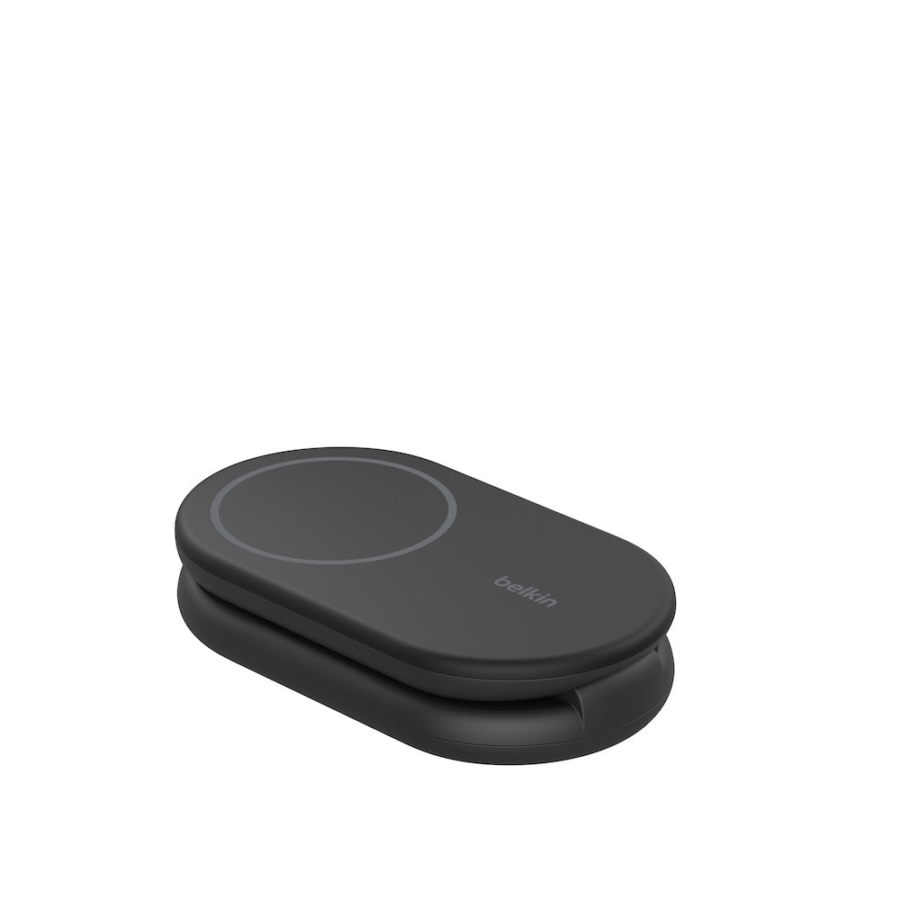 Belkin Qi2 2-in-1 Magnetic Wireless Charging Stand (Black)