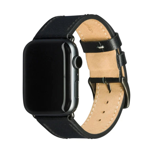 dbramante1928 Copenhagen Watch Strap for Apple Watch 42/44/45/46 (2024)/49mm – Black/Grey