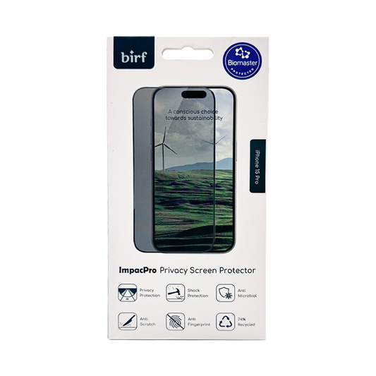 Birf iPhone 15 Pro ImpacPro Privacy Screen Protector