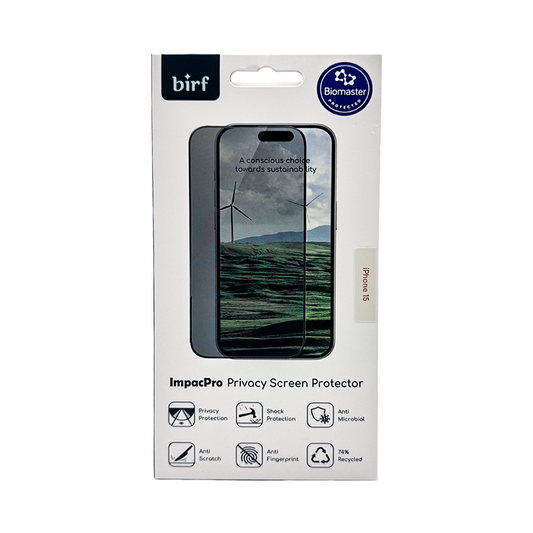 Birf iPhone 15 ImpacPro Privacy Screen Protector