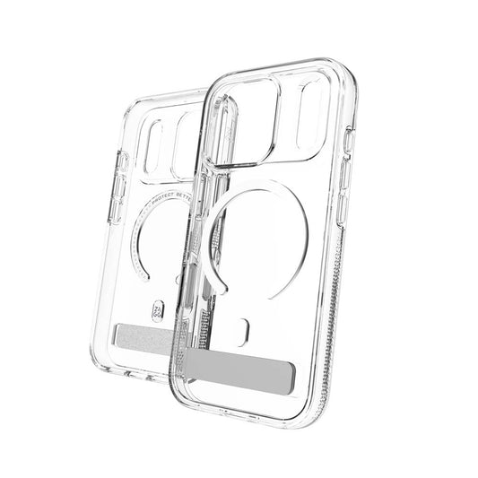 ZAGG Crystal Palace Snap KickStand Case for iPhone 17 Pro - Clear