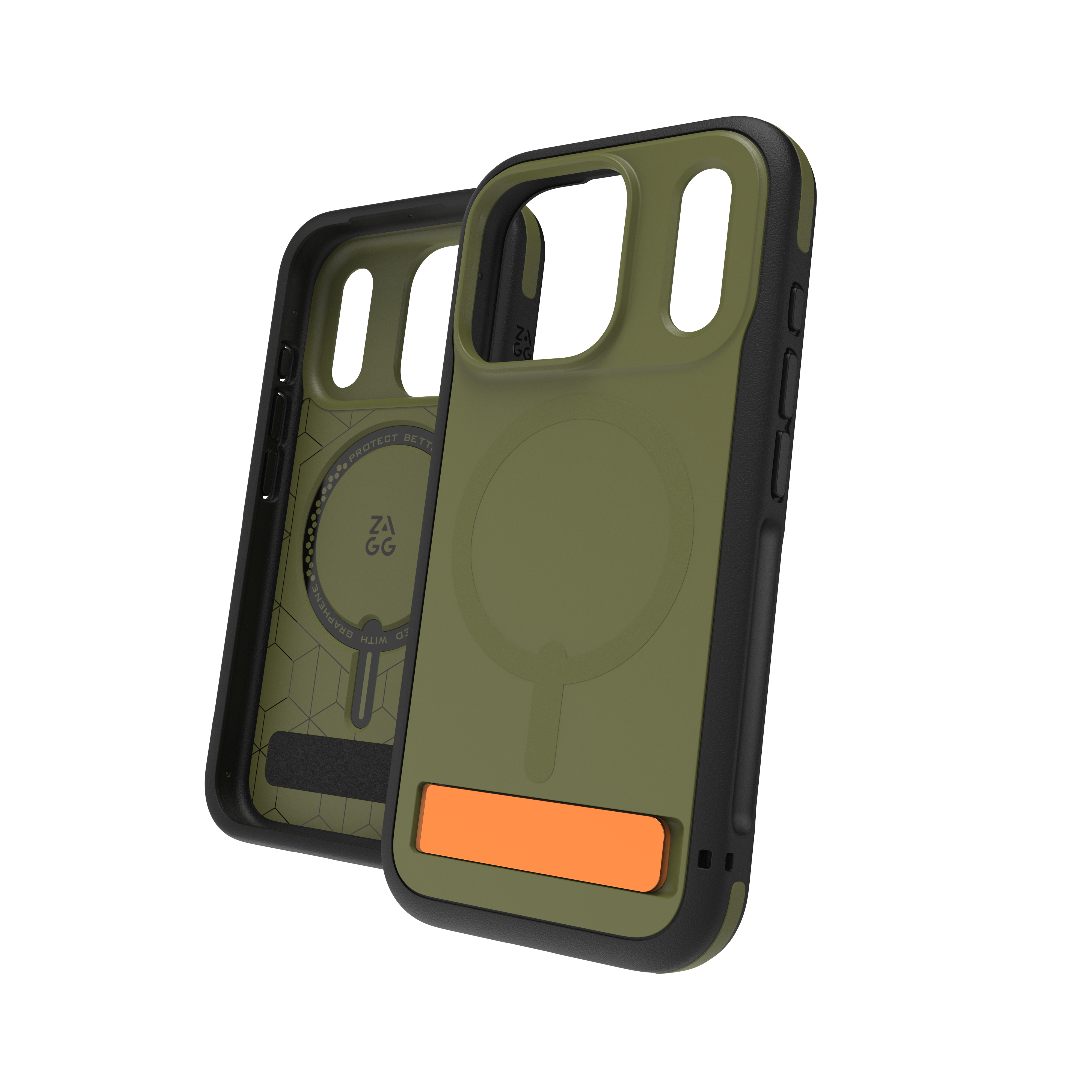 ZAGG Sedona Snap KickStand Case iPhone 17 Pro Sea Kelp – iStudio