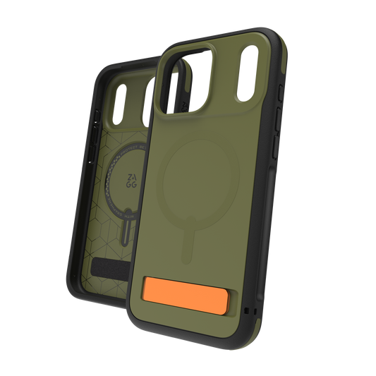 ZAGG Sedona Snap KickStand Case iPhone 17 Pro Max Sea Kelp