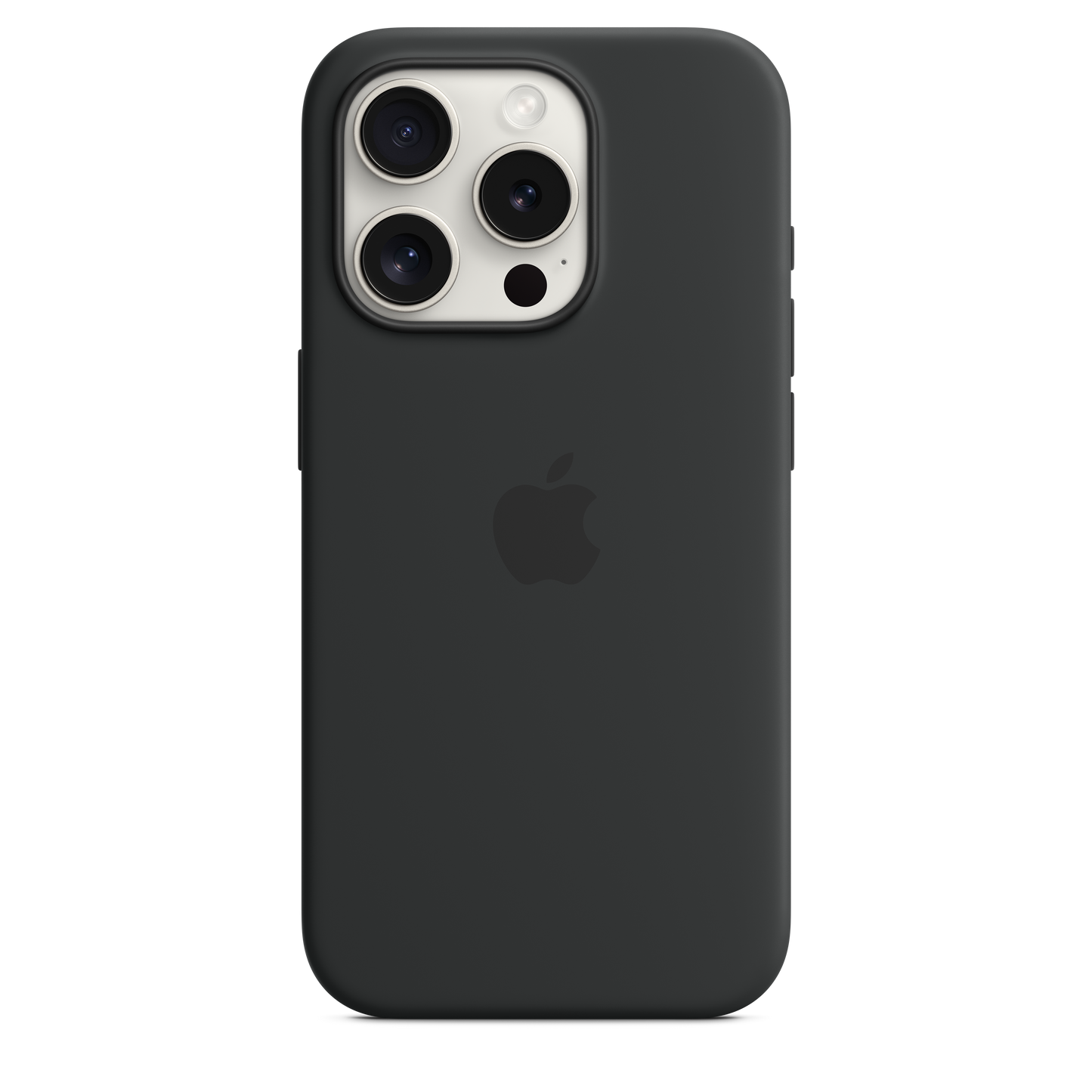 Apple iPhone 15 Pro Silicone Case with MagSafe Black