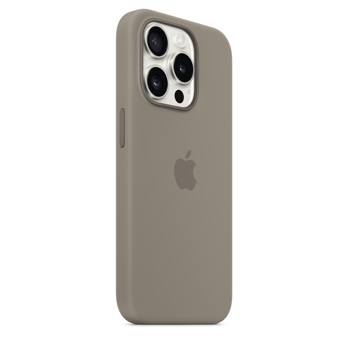 Apple iPhone 15 Pro Silicone Case with MagSafe Clay