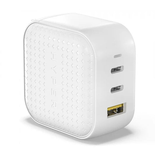 HyperJuice 66W GaN USB-C Charger - White