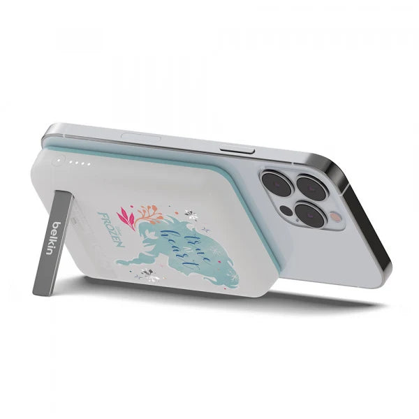 Belkin BoostCharge Magnetic Wireless Power Bank 5K + Stand (Disney Collection / Marvel Collection) - Frozen