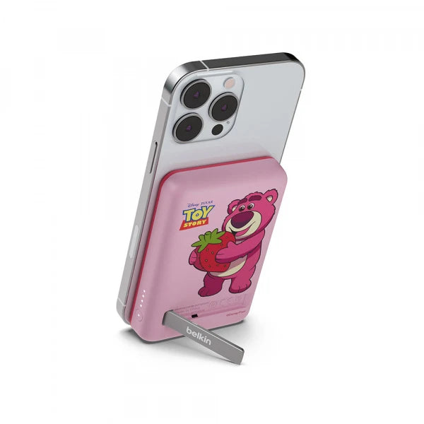 Belkin BoostCharge Magnetic Wireless Power Bank 5K + Stand (Disney Collection / Marvel Collection) - Lotso