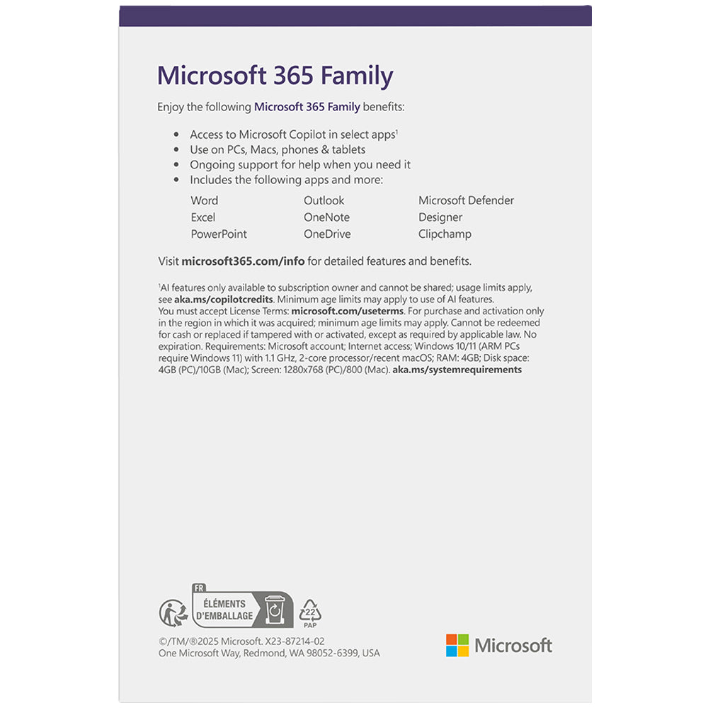 Microsoft 365 Family (Digital Code)