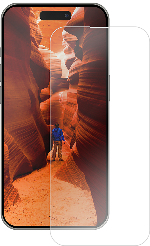 STM XD Glass Screen Protector iPhone 15 Plus - Clear