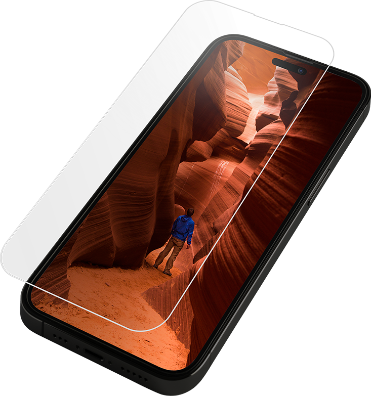 STM XD Glass Screen Protector iPhone 15 Pro - Clear