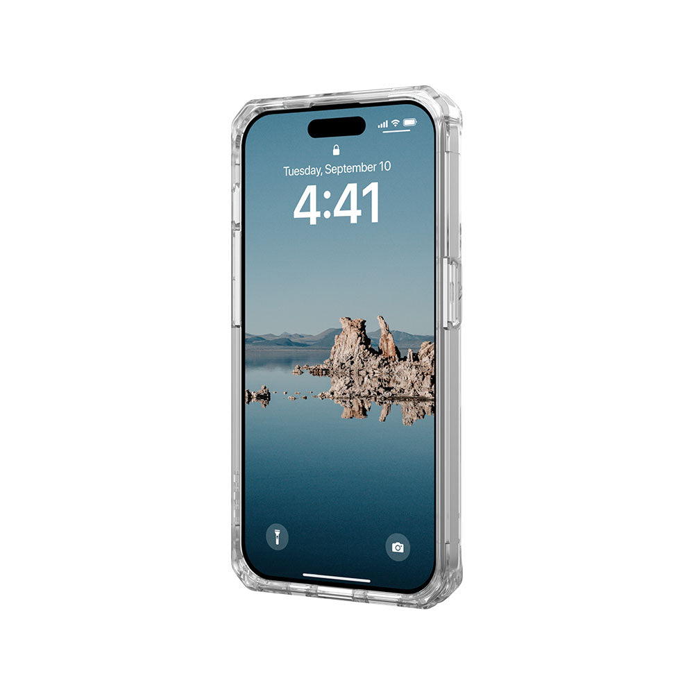 UAG Plyo for Magsafe iPhone 15 Pro Case - Ice/Silver