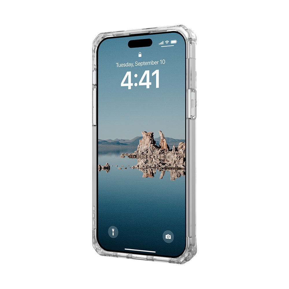 UAG Plyo for Magsafe iPhone 15 Plus Case - Ice/Silver