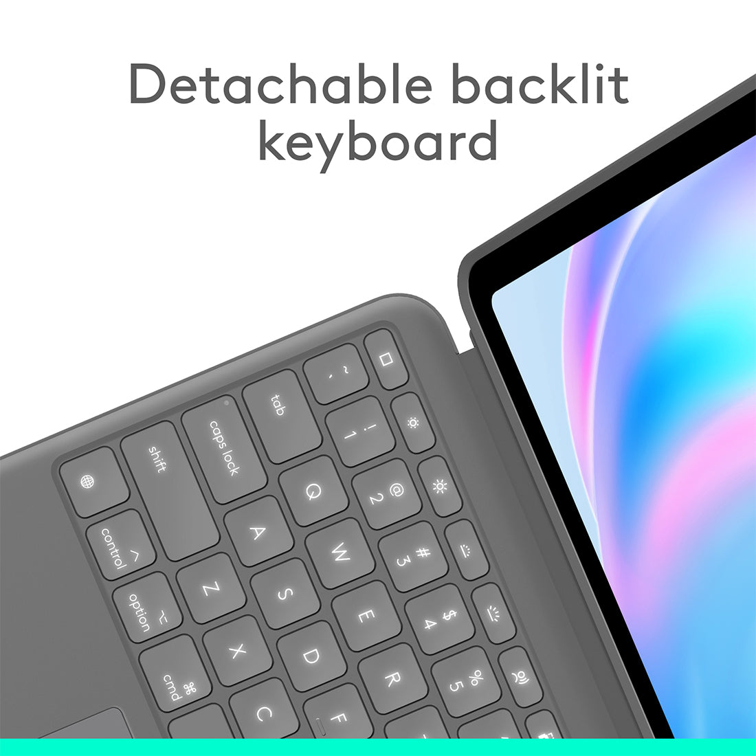 Logitech Combo Touch For iPad Air 13-Inch (M2) - Oxford Grey