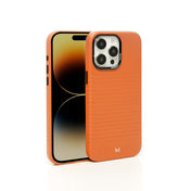 Monocozzi LUCID Refined | Magsafe Compatible SnapOn Biodegradable Leather Protective Case for iPhone 15 Pro Max - English Tan
