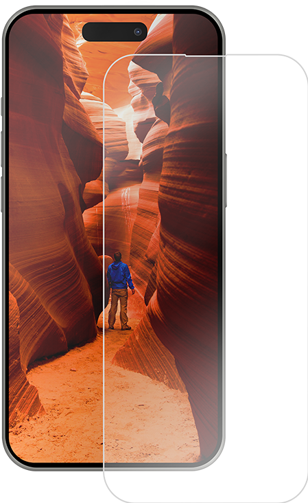 STM XD Glass Screen Protector iPhone 15 Pro - Clear