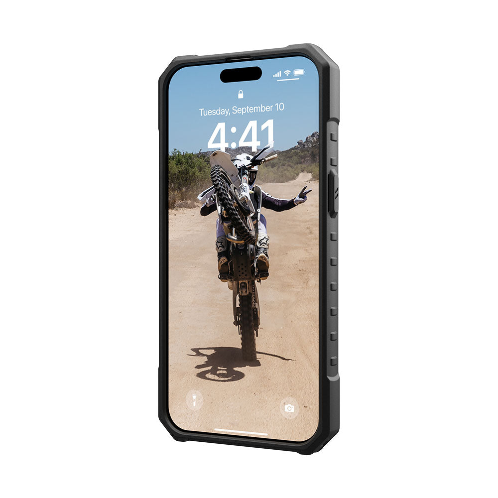 UAG Pathfinder for Magsafe iPhone 15 Pro Max Case - Ice
