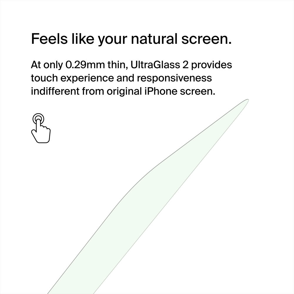 Belkin ScreenForce UltraGlass 2 Blue Light Filter Screen Protector for iPhone 15 Pro Max
