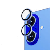 ANANK AR Circle Lens Guard with Anti-reflective Coating for iPhone 16/16 Plus - Blue