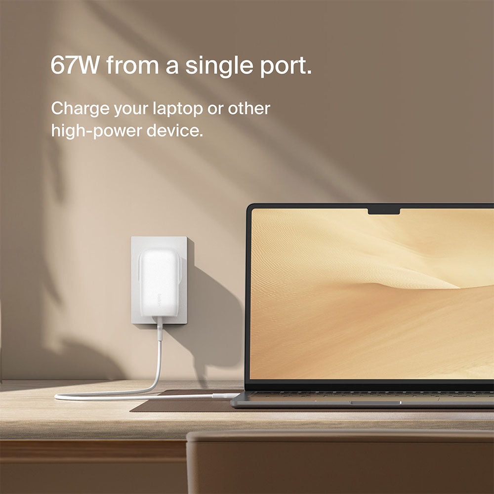 Belkin BoostCharge 3 Port USB-C Wall Charger with PPS 67W