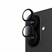 ANANK AR Circle Lens Guard with Anti-reflective Coating for iPhone 16/16 Plus - Black