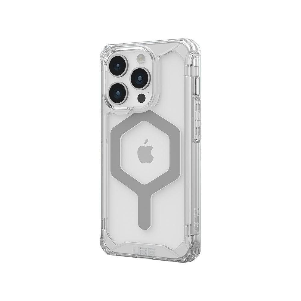 UAG Plyo for Magsafe iPhone 15 Pro Case - Ice/Silver